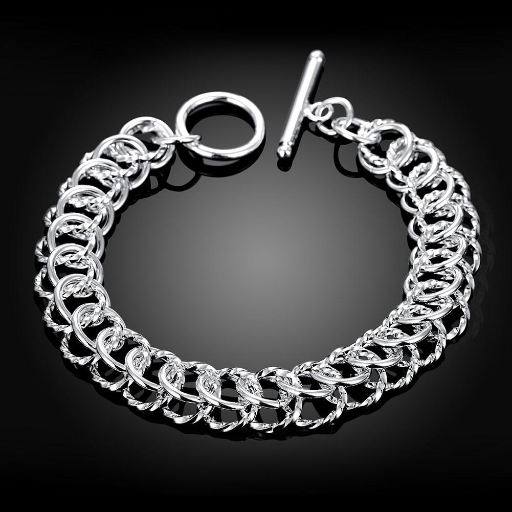 Fleury-les-Aubrais 18K White Gold Plated Bracelet | Silver Milo