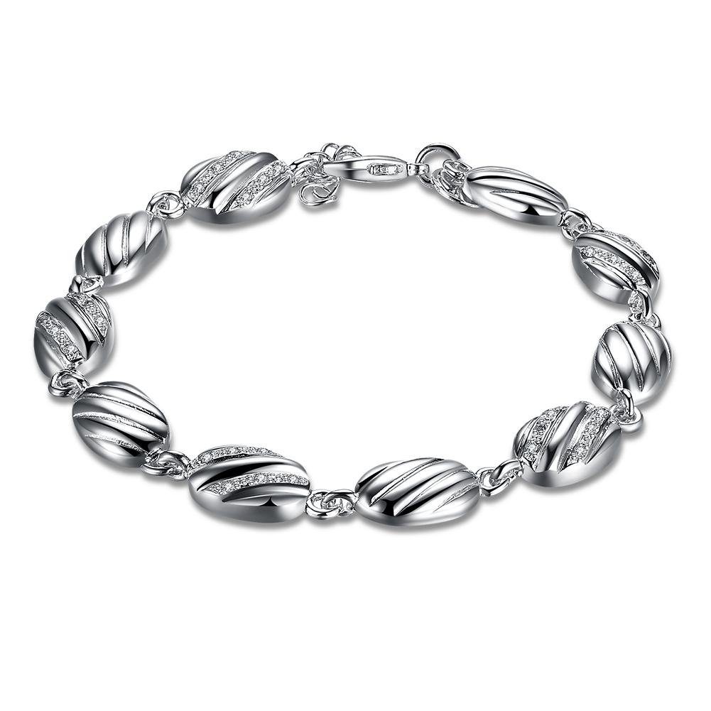 Le Plessis-Robinson 18K White Gold Plated Bracelet | Silver Milo