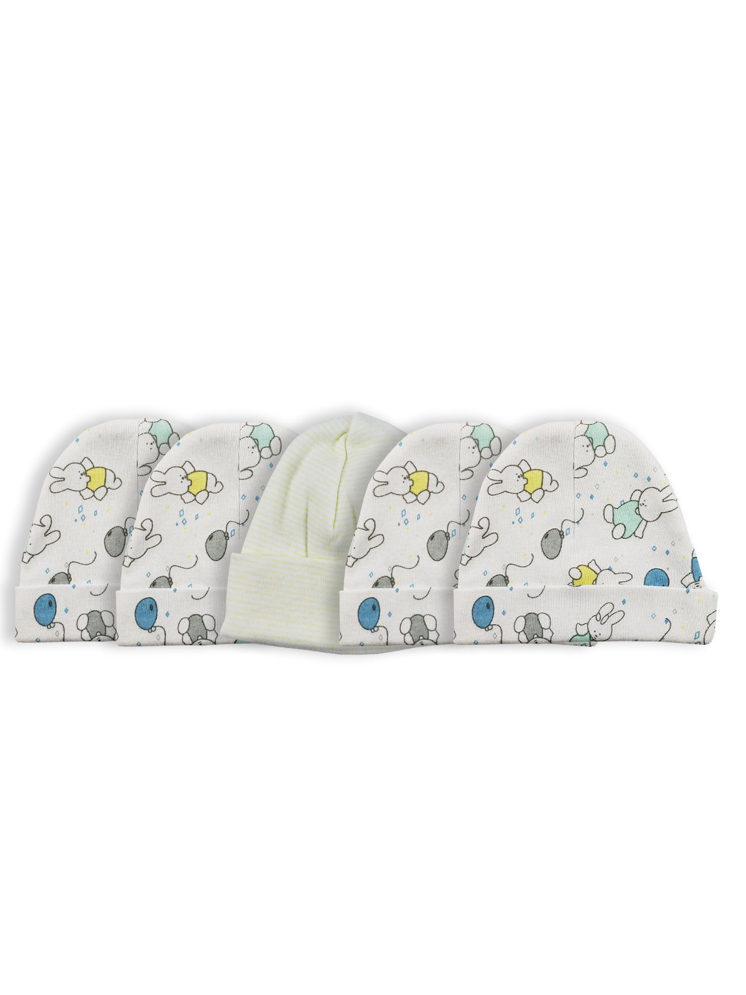 Bambini Baby Cap (Pack of 5) | Emerald Clover