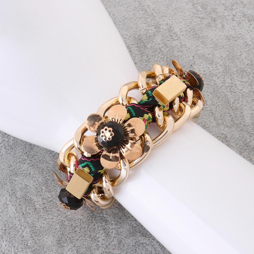 Flower 18K Gold Plated Bracelet