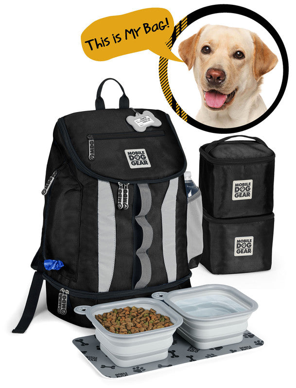 Mobile Dog Gear Drop Bottom Week Away® Backpack | Olive Polyxena