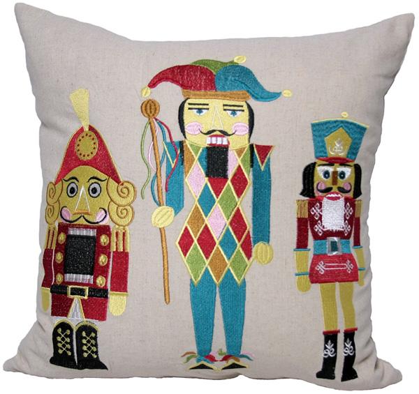 ML12018 Classic Christmas Nutcracker Pillow