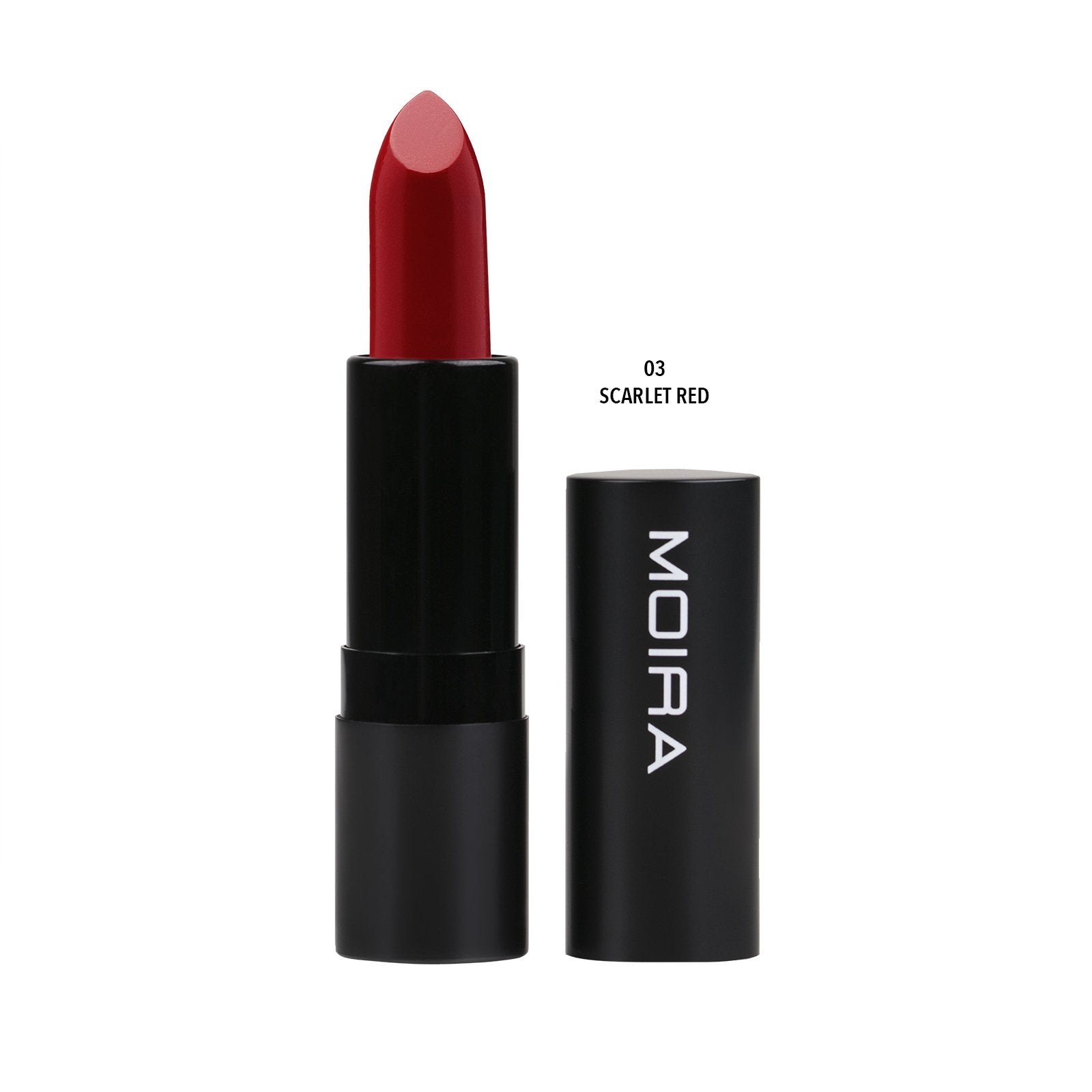 Defiant Creamy Lipstick (003, Scarlet Red)