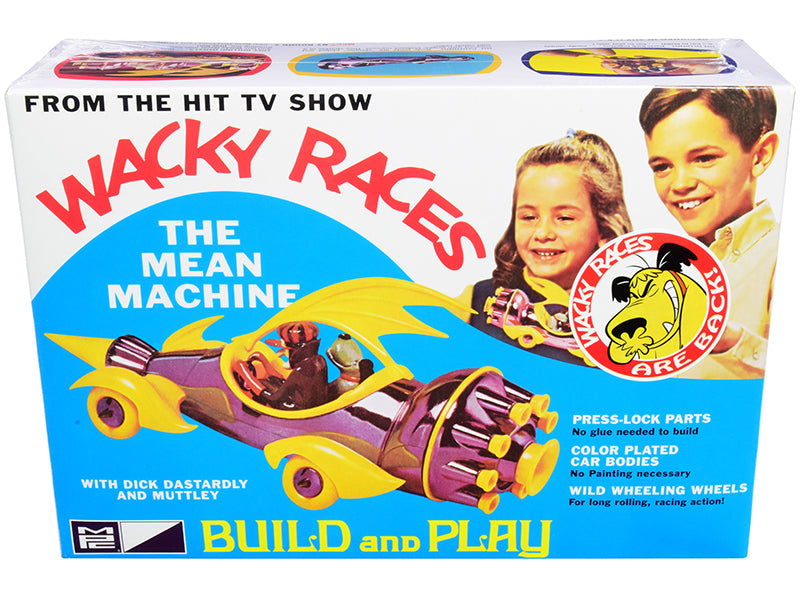 Skill 2 Snap Model Kit The Mean Machine with Dick Dastardly and