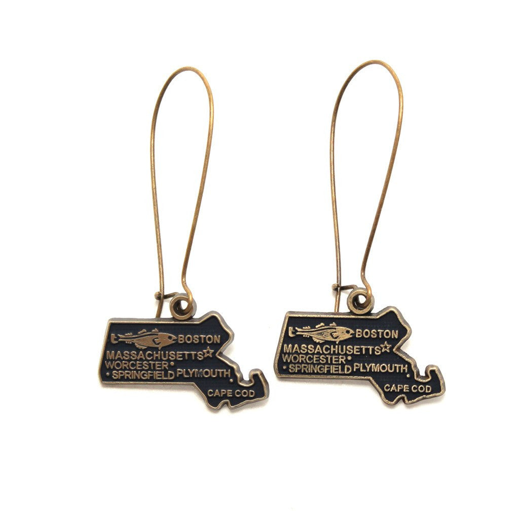 Massachusetts State Earrings