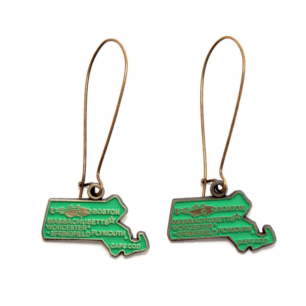 Massachusetts State Earrings