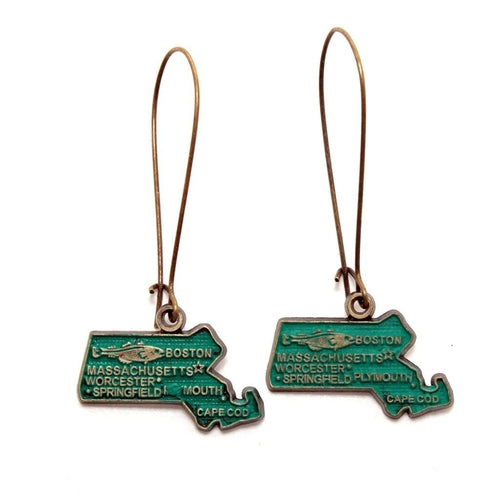 Massachusetts State Earrings