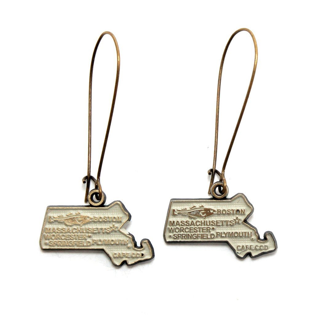 Massachusetts State Earrings