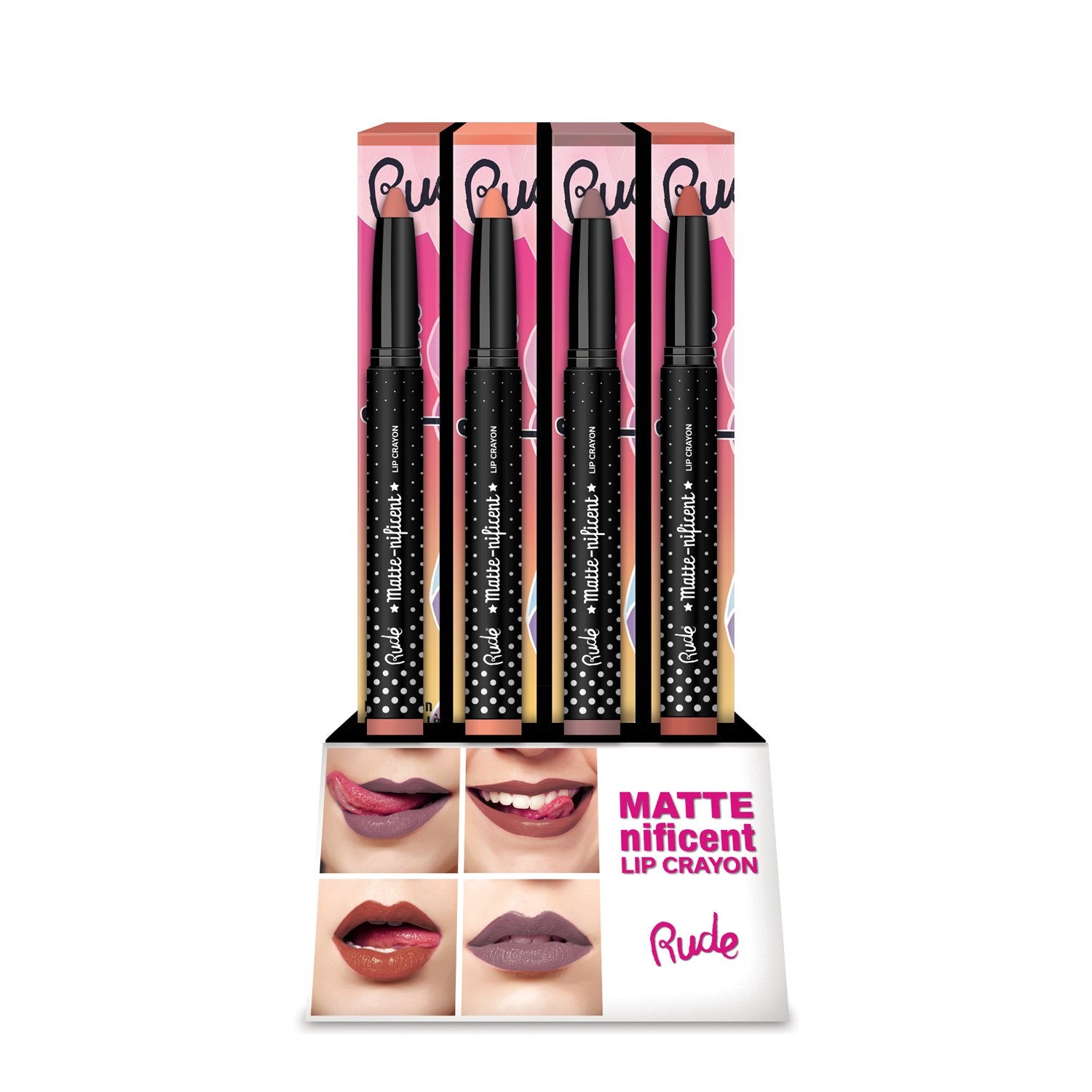 Matte-nificent Lip Crayon Display Set, 48pcs | Gold Thanatos