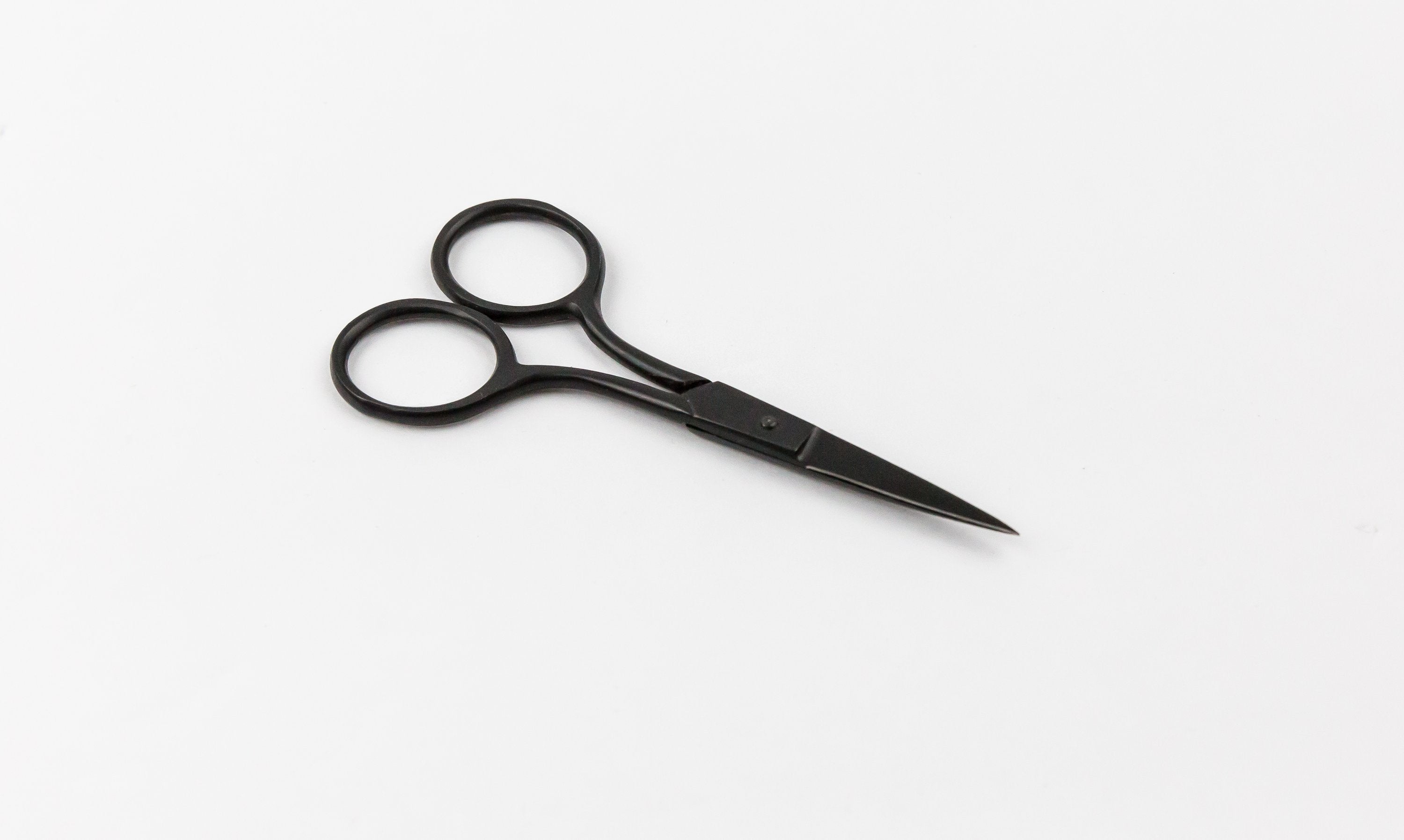 Men’s 4″ Brushed Gunmetal Beard & Mustache Scissors