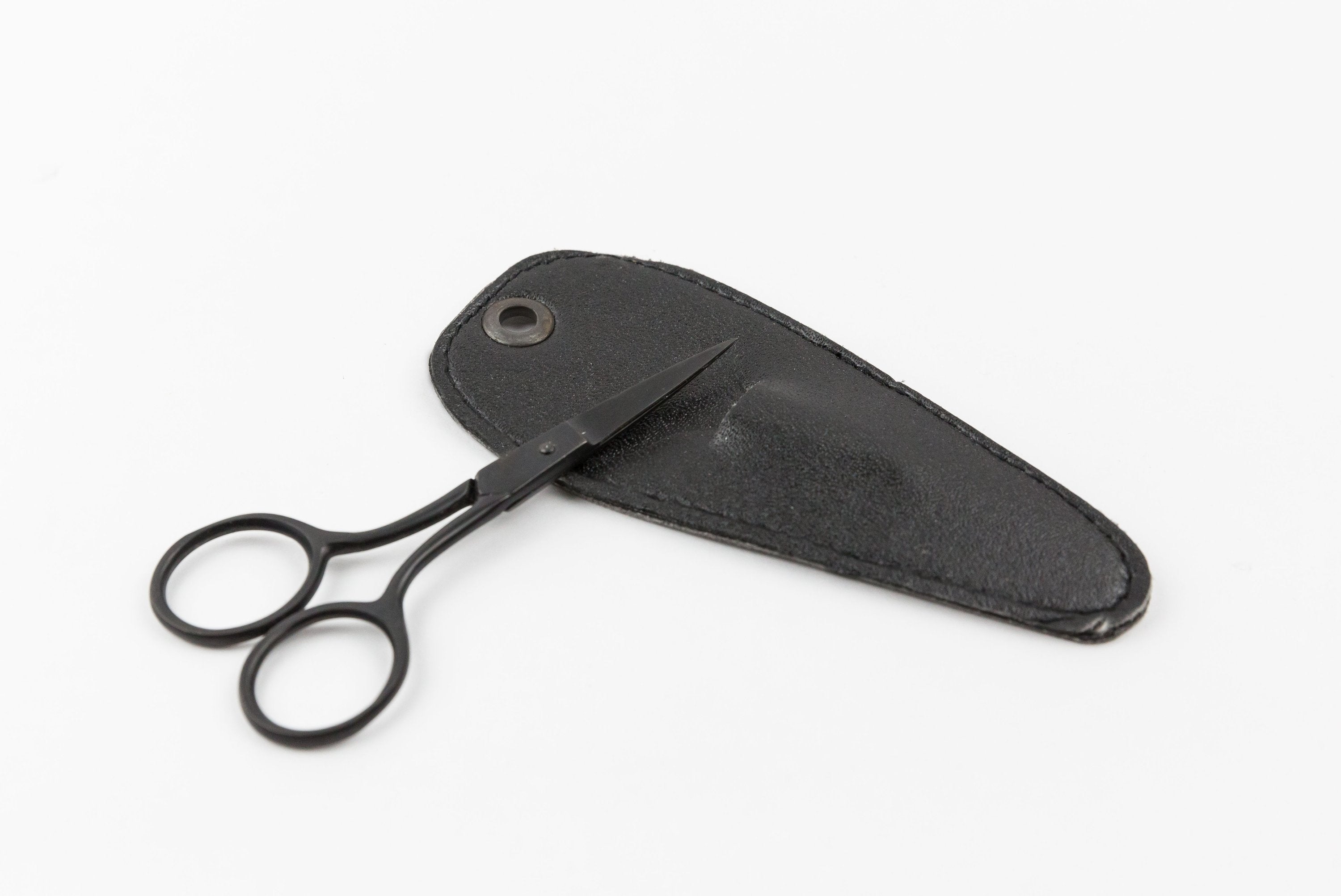 Men’s 4″ Brushed Gunmetal Beard & Mustache Scissors | Periwinkle Lucy