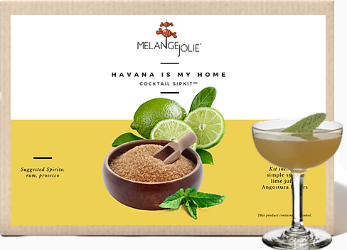 Mélange Jolie Havana is My Home Cocktail SipKit™ (Case of Six)