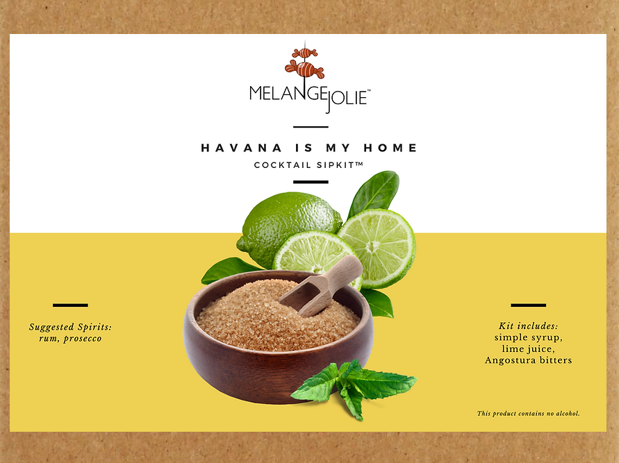 Mélange Jolie Havana is My Home Cocktail SipKit™ (Case of Six)