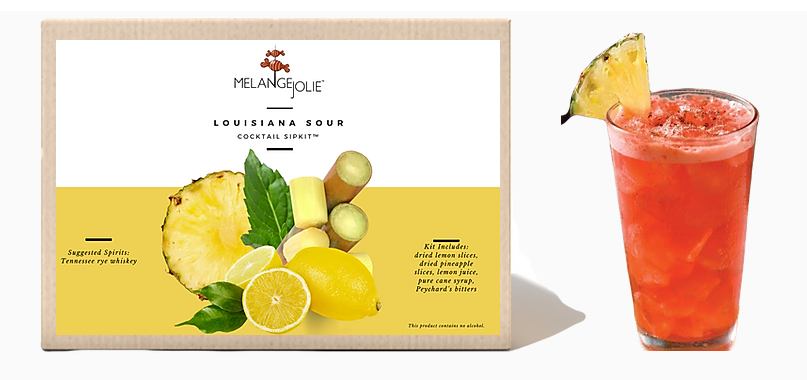 Mélange Jolie Louisiana Sour Cocktail SipKit™ (Case of Six) | Olive Lucky