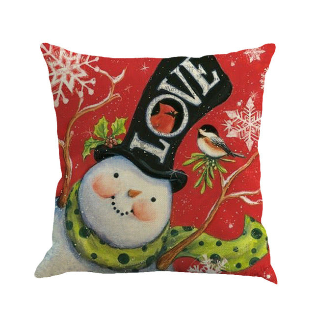 Merry Christmas Pillow Case Printing Dyeing