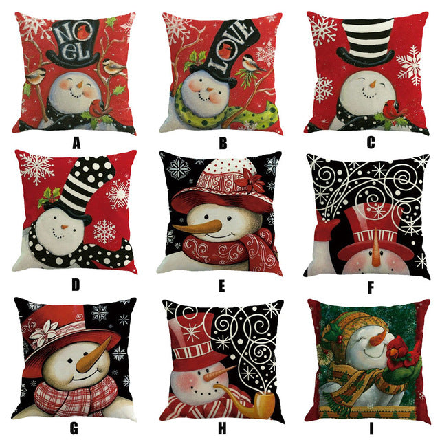 Merry Christmas Pillow Case Printing Dyeing