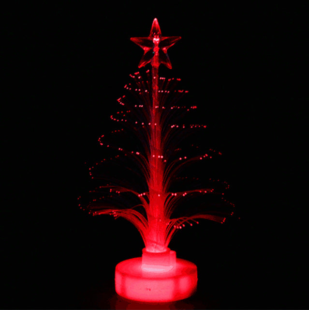 Merry LED Color Changing Mini Christmas Xmas Tree | Black Lily