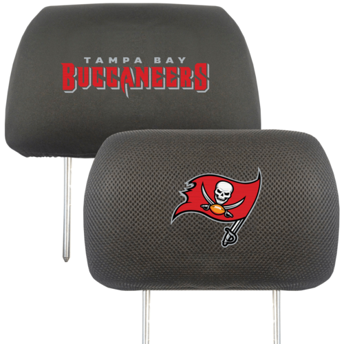 NFL 2-PC CAR HEADREST COVER SET