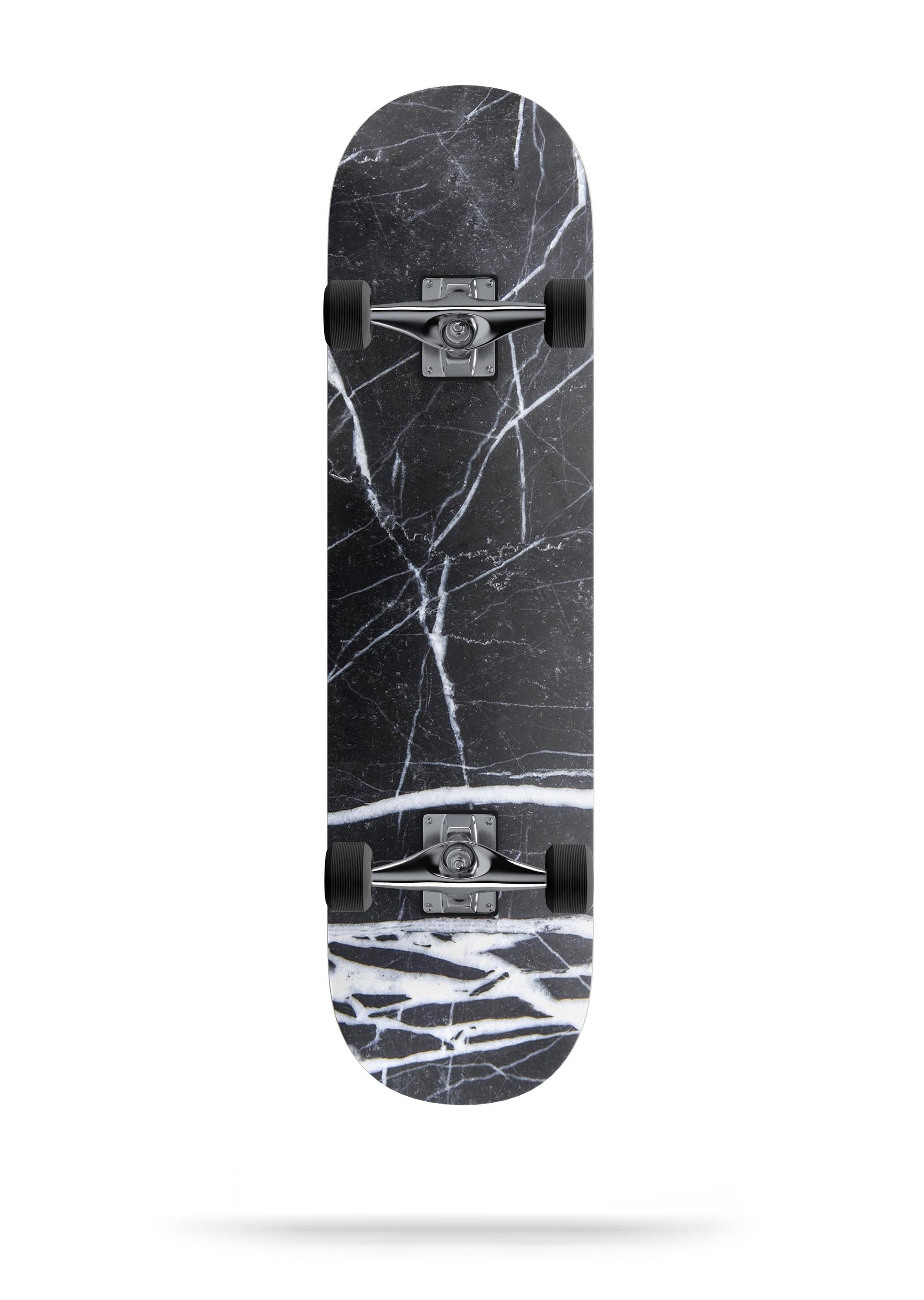 Natural Black & White Marble Stone - Full Body Skin Decal Wrap Kit for