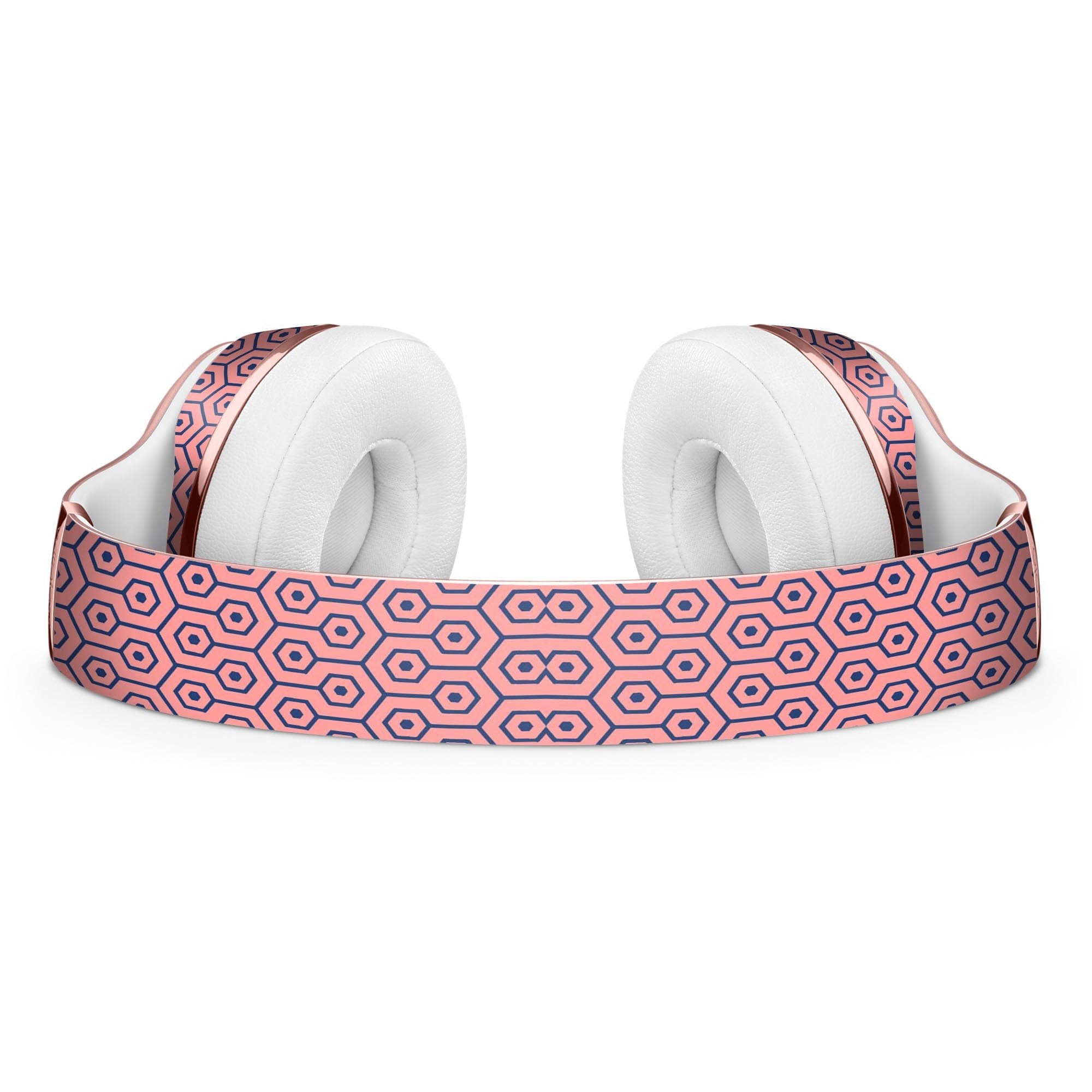 Navy Cells Over Coral 2 Full-Body Skin Kit for the Beats by Dre Solo