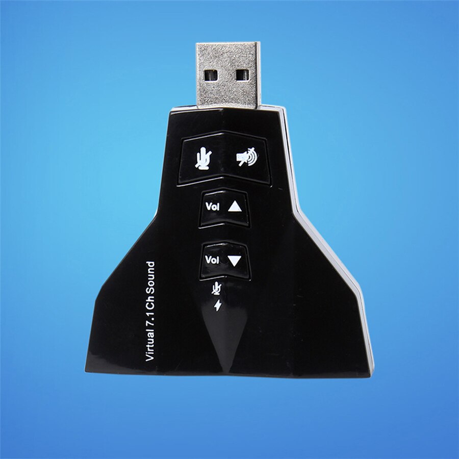 7.1 CH Channel USB 2.0 3D Audio Sound Card