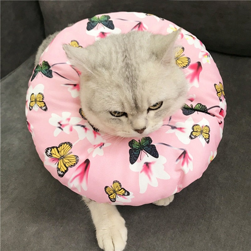Cat Adjustable Recovery Cone | Lavender Nemesis