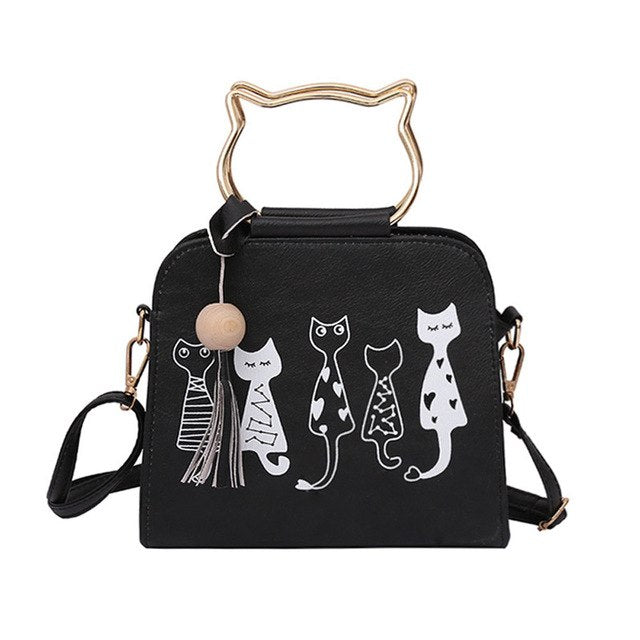 Women Messenger Bag Handbags Cat Rabbit | Turquoise Chloe