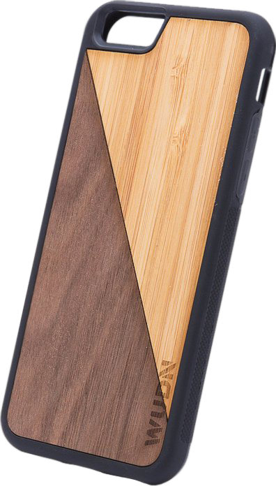 Slim Wooden Phone Case (Walnut / Bamboo Split)