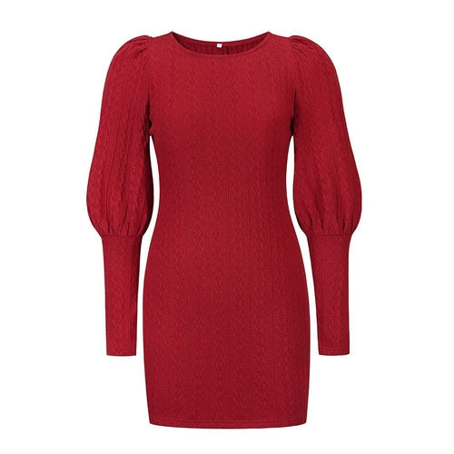 Women's Long Sleeve Bodycon Sweater Dress