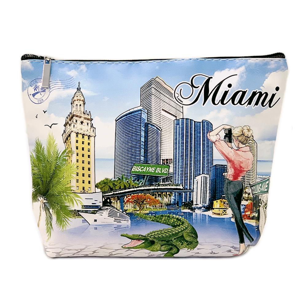 OH Fashion Makeup Bag Capturing Miami