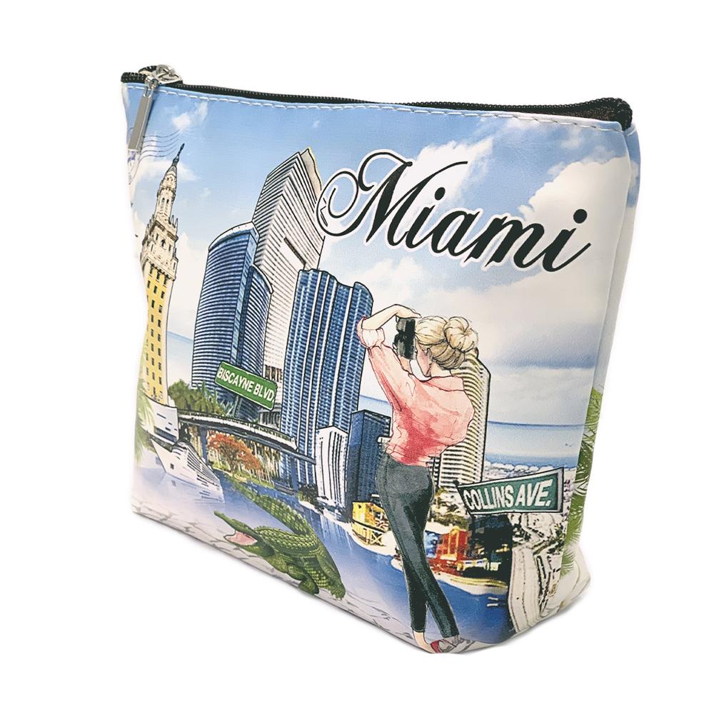 OH Fashion Makeup Bag Capturing Miami