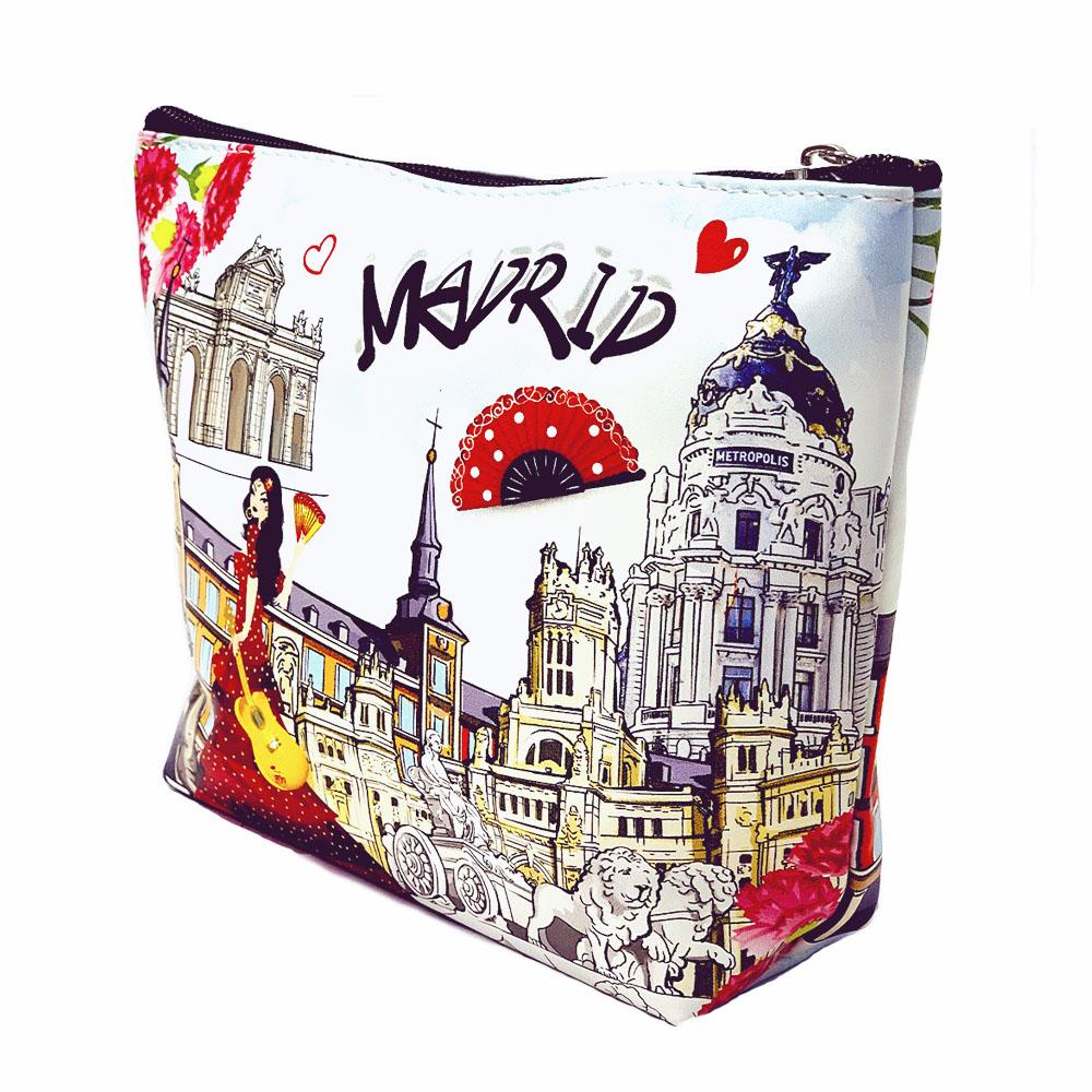 OH Fashion Makeup Bag Discovering Madrid