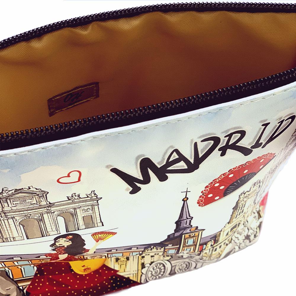 OH Fashion Makeup Bag Discovering Madrid