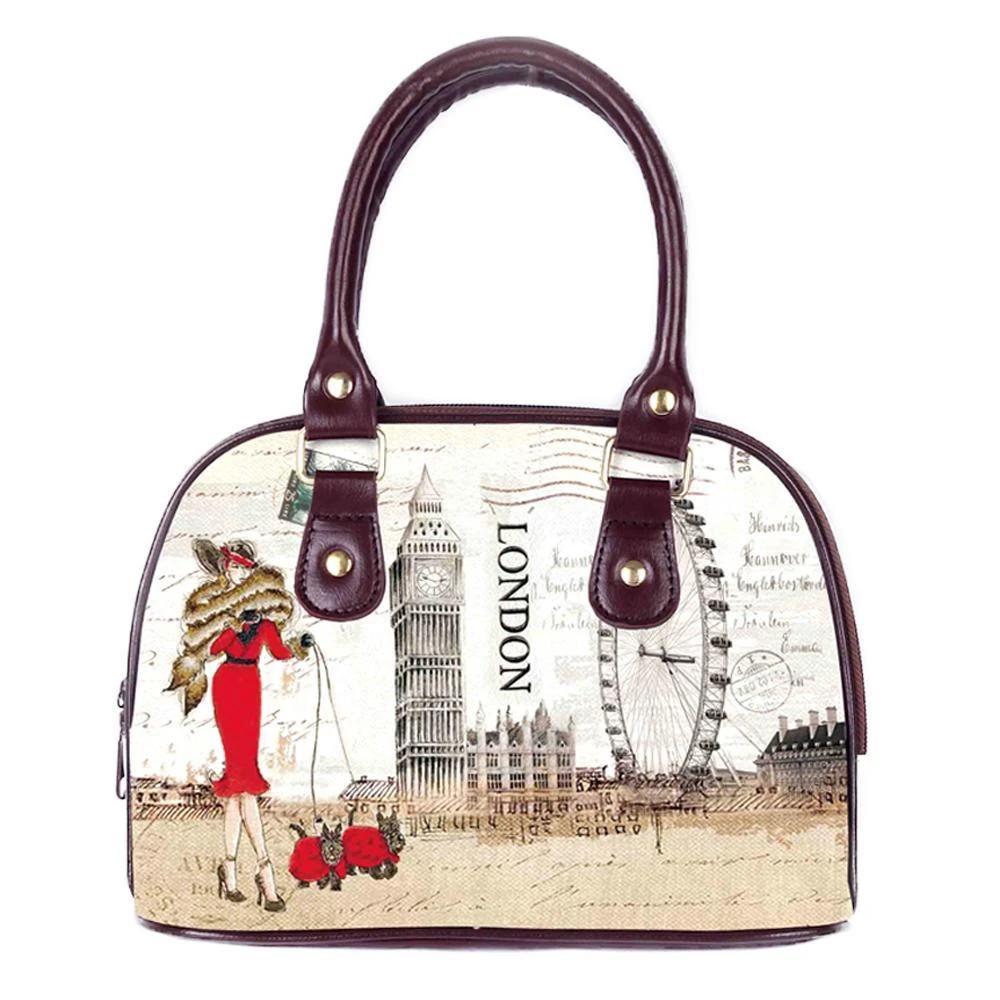 OH Fashion Vegan Leather Shoulder Bag Dome Satchel Handbag, | Pink Hector