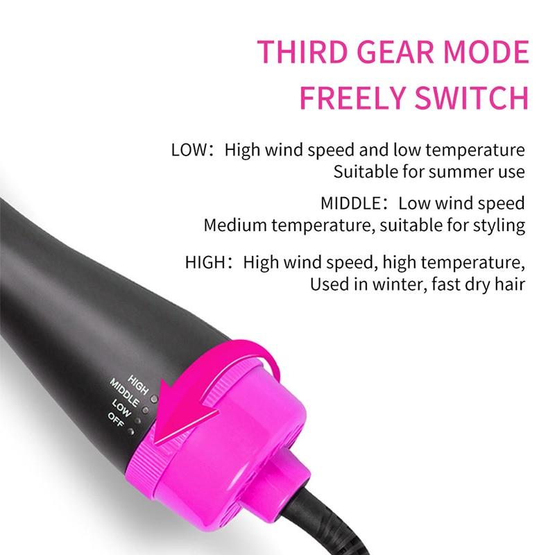 One Step Electric Hot Air Brush Multifunctional Negative Ions Hair