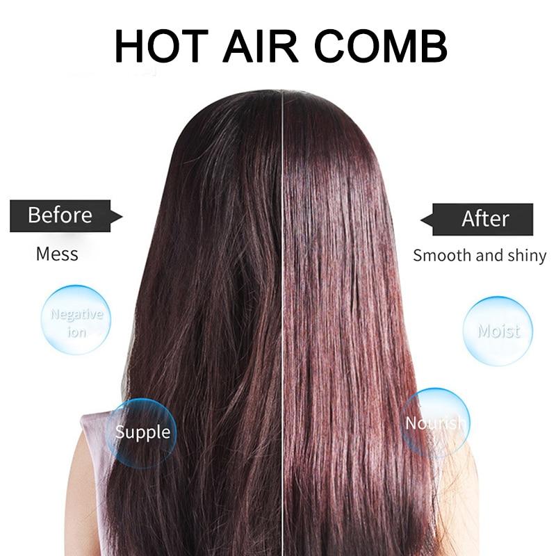 One Step Electric Hot Air Brush Multifunctional Negative Ions Hair