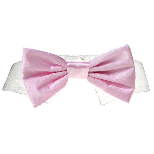 Pink Satin Bow Tie | Lime Aeneas