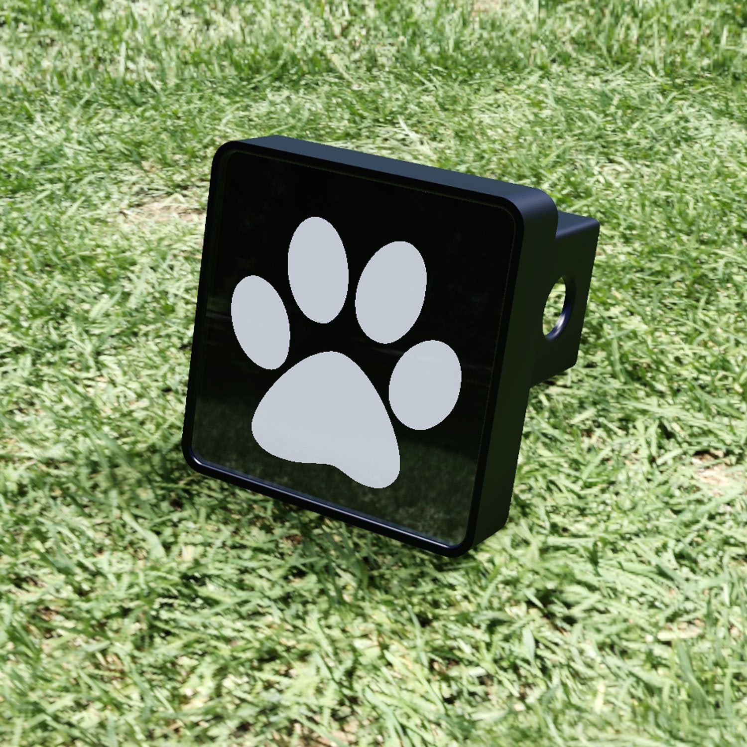 Paw Print LED Hitch Cover - Brake Light