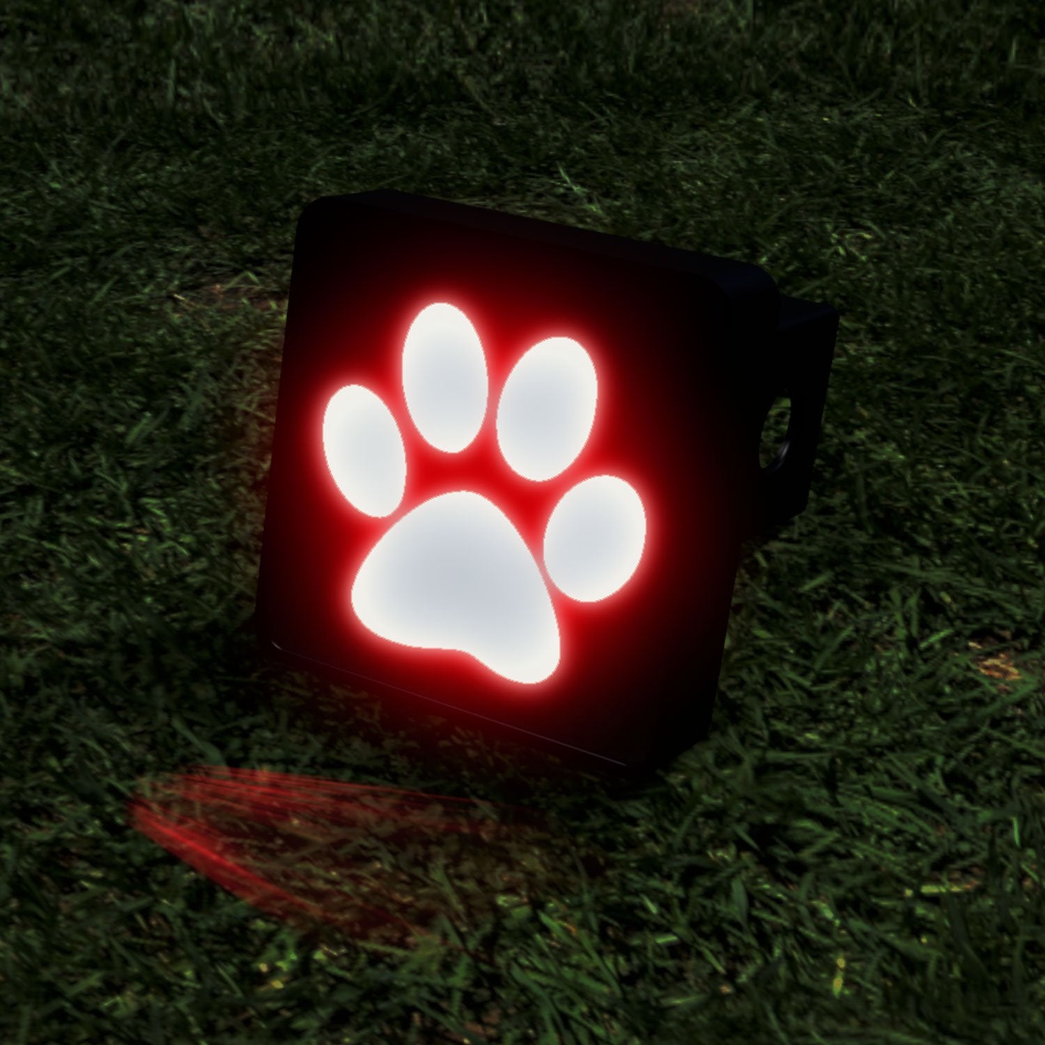 Paw Print LED Hitch Cover - Brake Light | Plum Angel