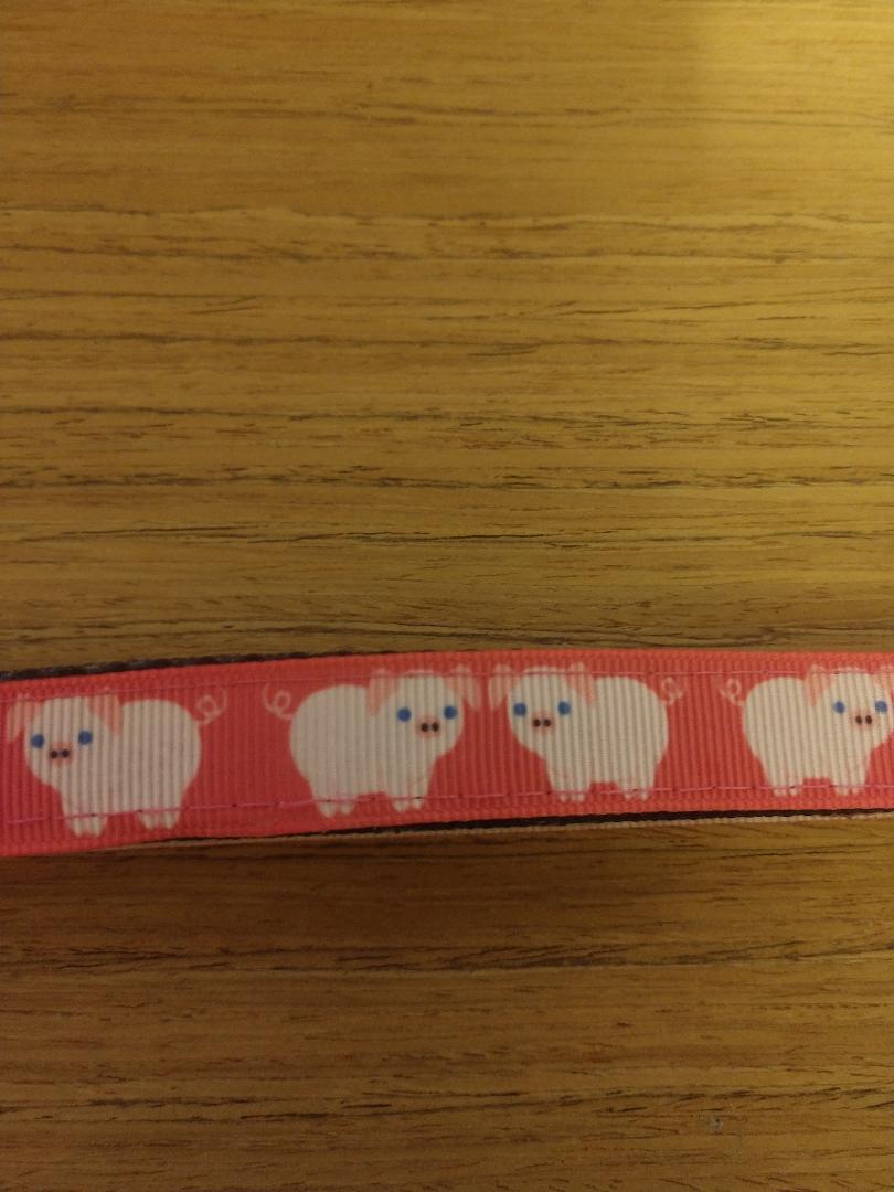 Collar/ Small/ Pink Pigs Small