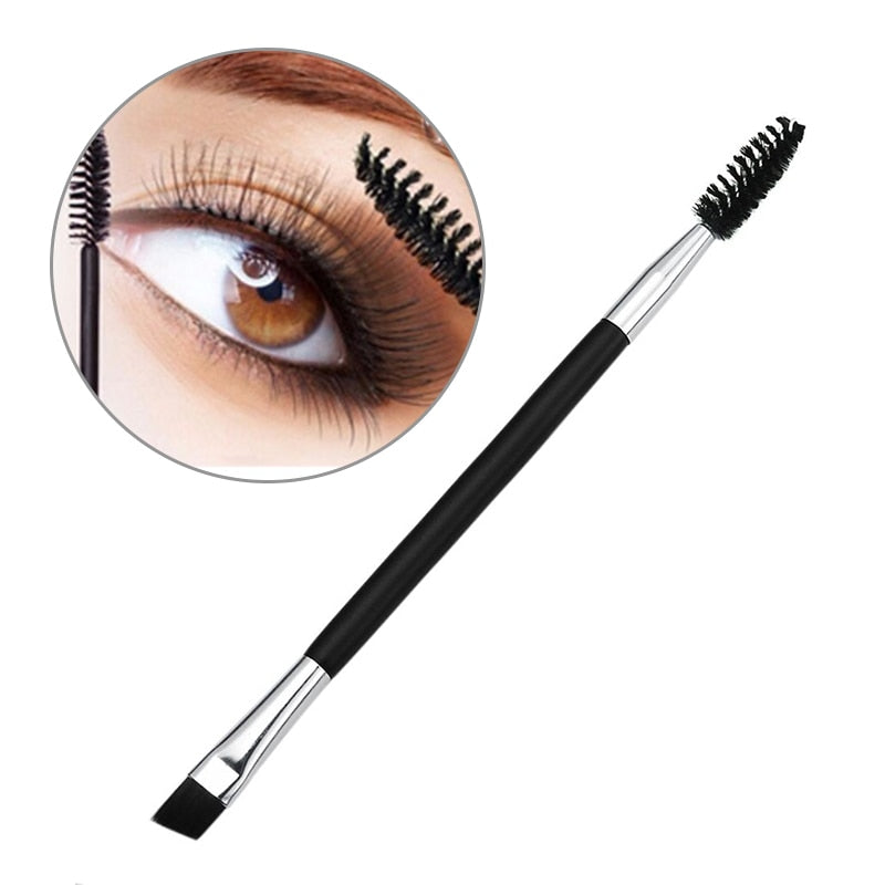 Professional Double Eyebrow Brush+Eyebrow Comb