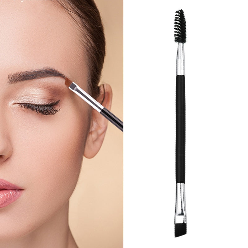 Professional Double Eyebrow Brush+Eyebrow Comb