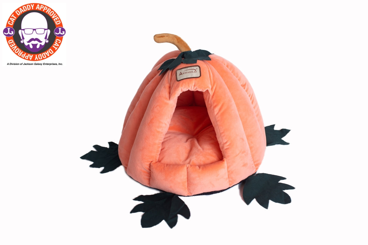 Armarkat C85CCS Pumpkin Shape Cat Bed