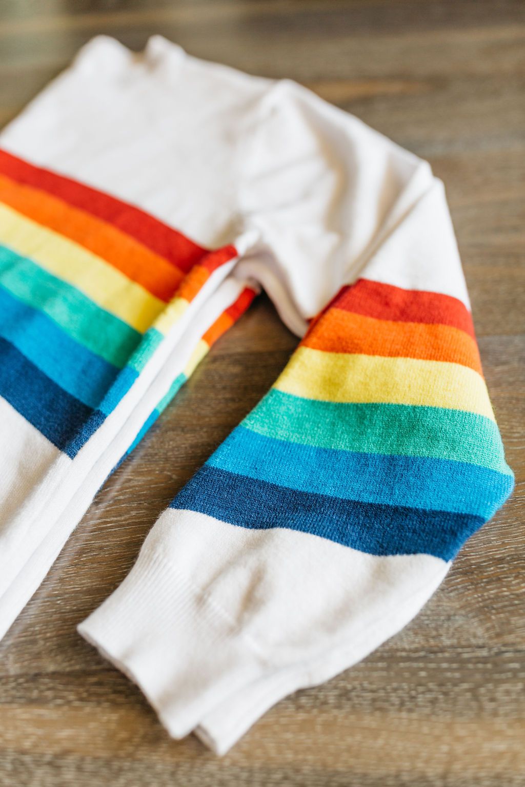 White Rainbow Sweater