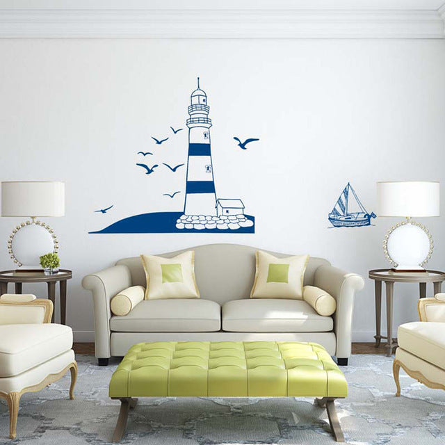 Removable Wall sticker Lighthouse Wall Stickers