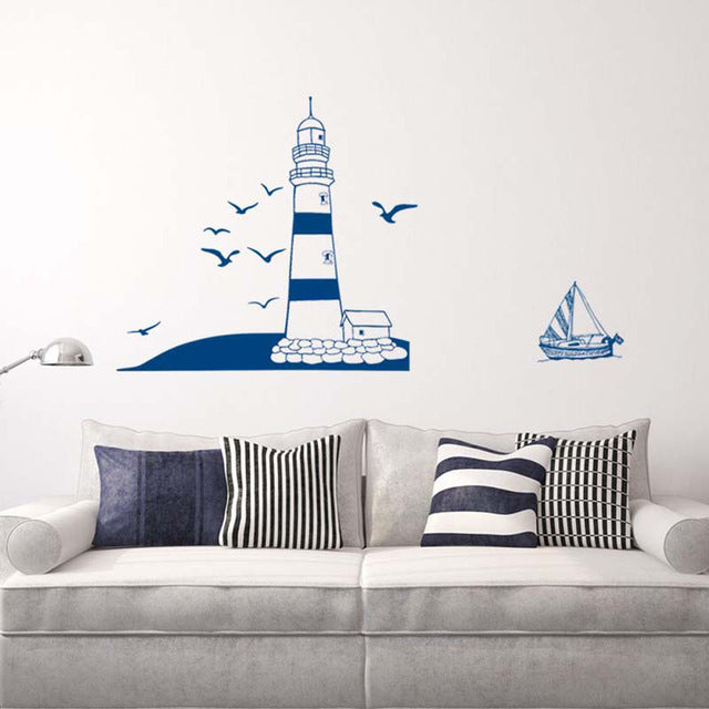 Removable Wall sticker Lighthouse Wall Stickers