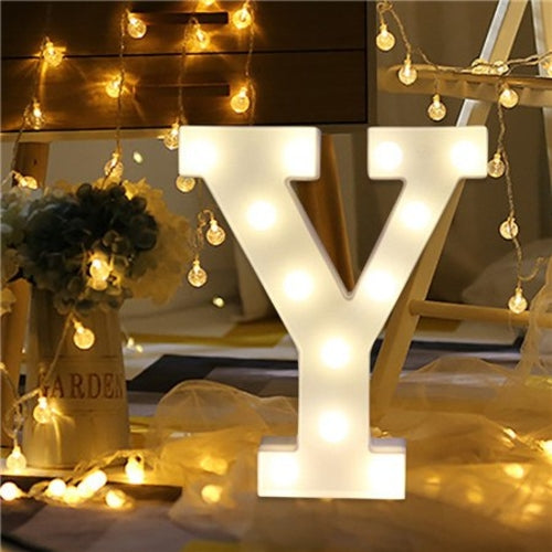 Romantic Alphabet Letter Lights Wedding party DIY