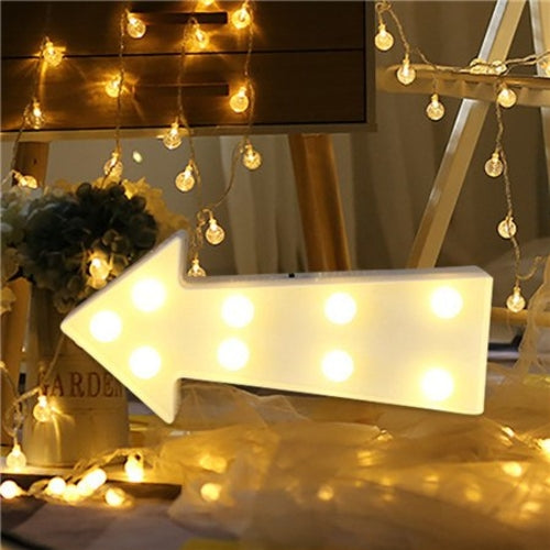 Romantic Alphabet Letter Lights Wedding party DIY