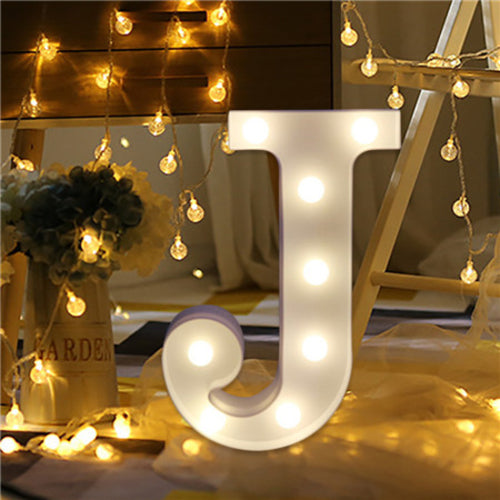 Romantic Alphabet Letter Lights Wedding party DIY