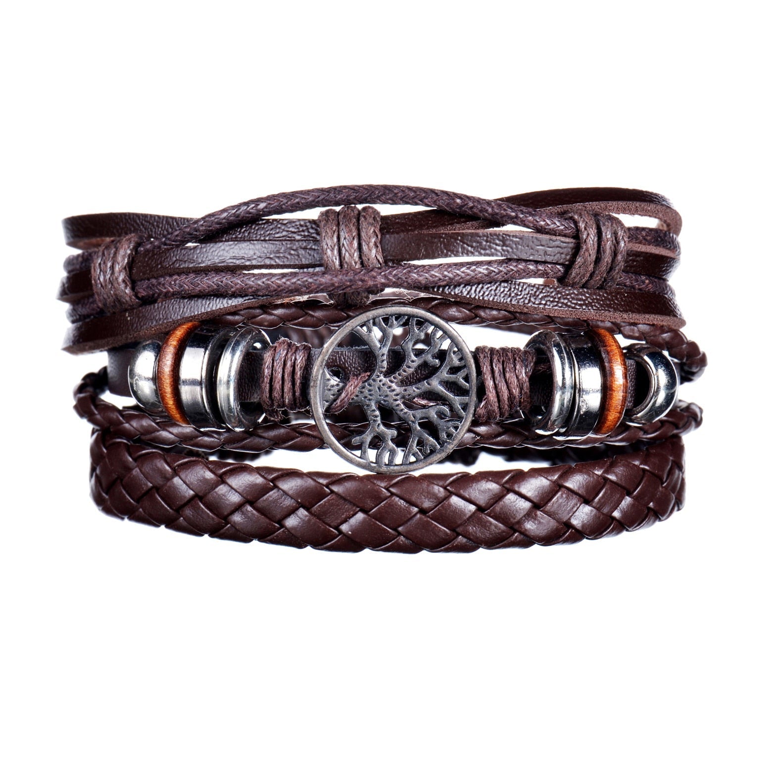 Mens Modern Multilayered Bracelet